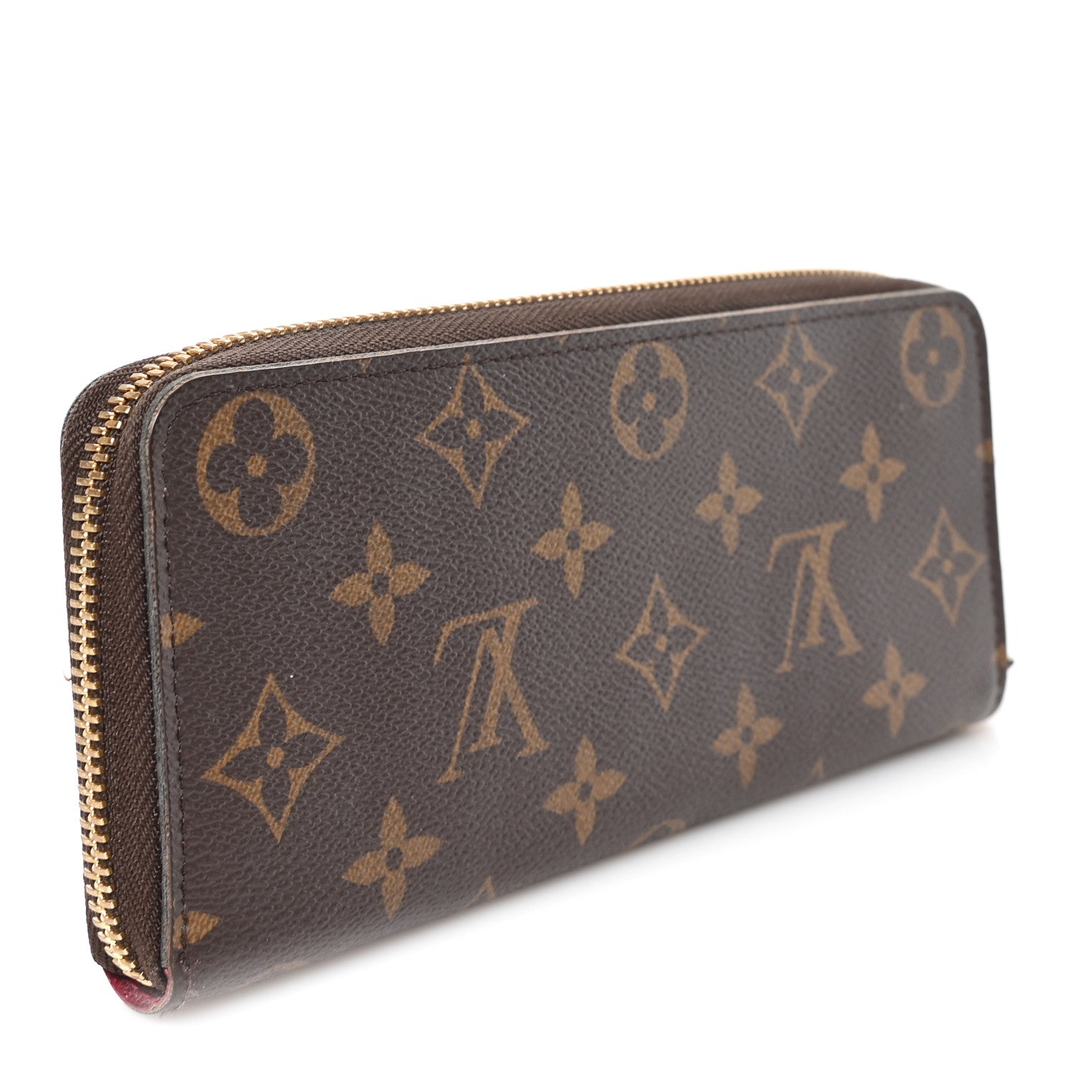 Louis Vuitton Monogram Clemence Wallet Fuchsia