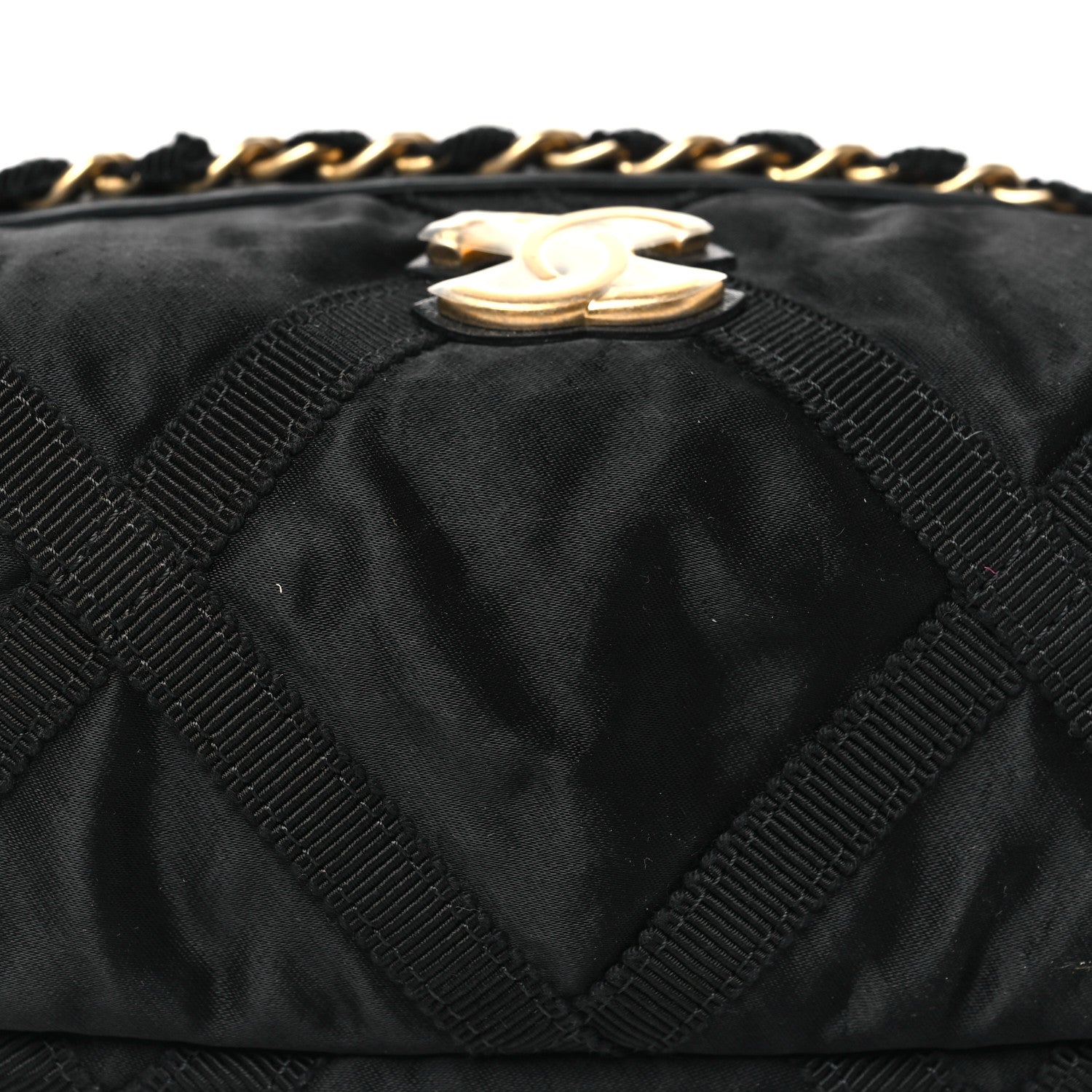 Nylon Grosgrain Lifestyle Pouch Black