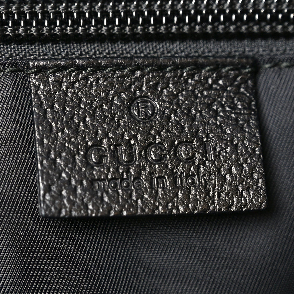 Gucci Monogram Web Large Diaper Tote Black