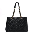 Chanel Caviar Quilted Grand Shopping Tote GST Black