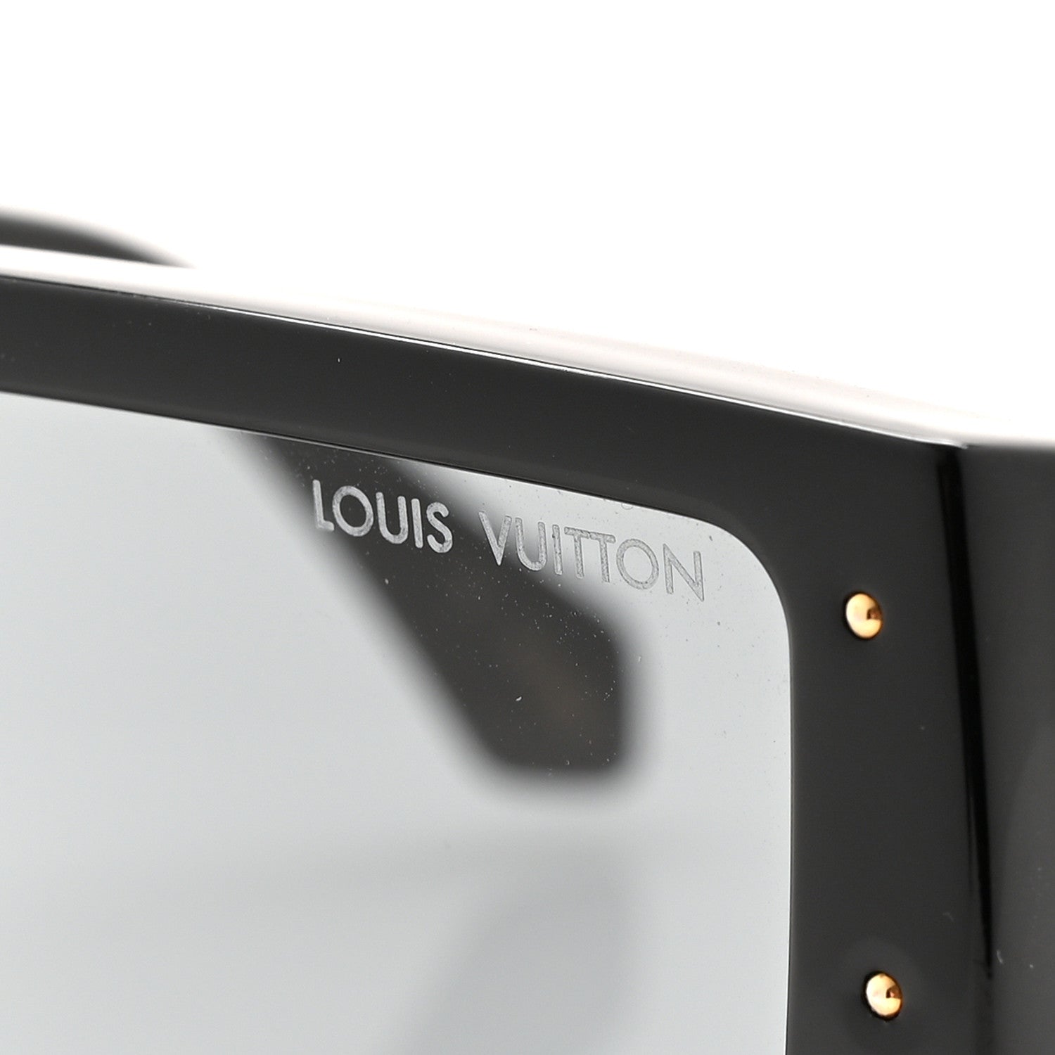 Louis Vuitton Acetate Swarovski Crystal Cyclone Sunglasses Z1578W Black