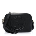 Gucci Pebbled Calfskin Small Soho Disco Bag Black