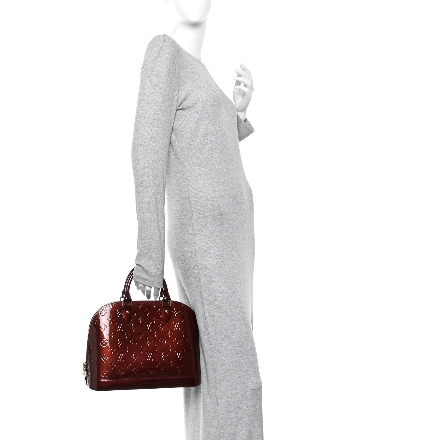 Louis Vuitton Vernis Alma PM Rouge Fauviste