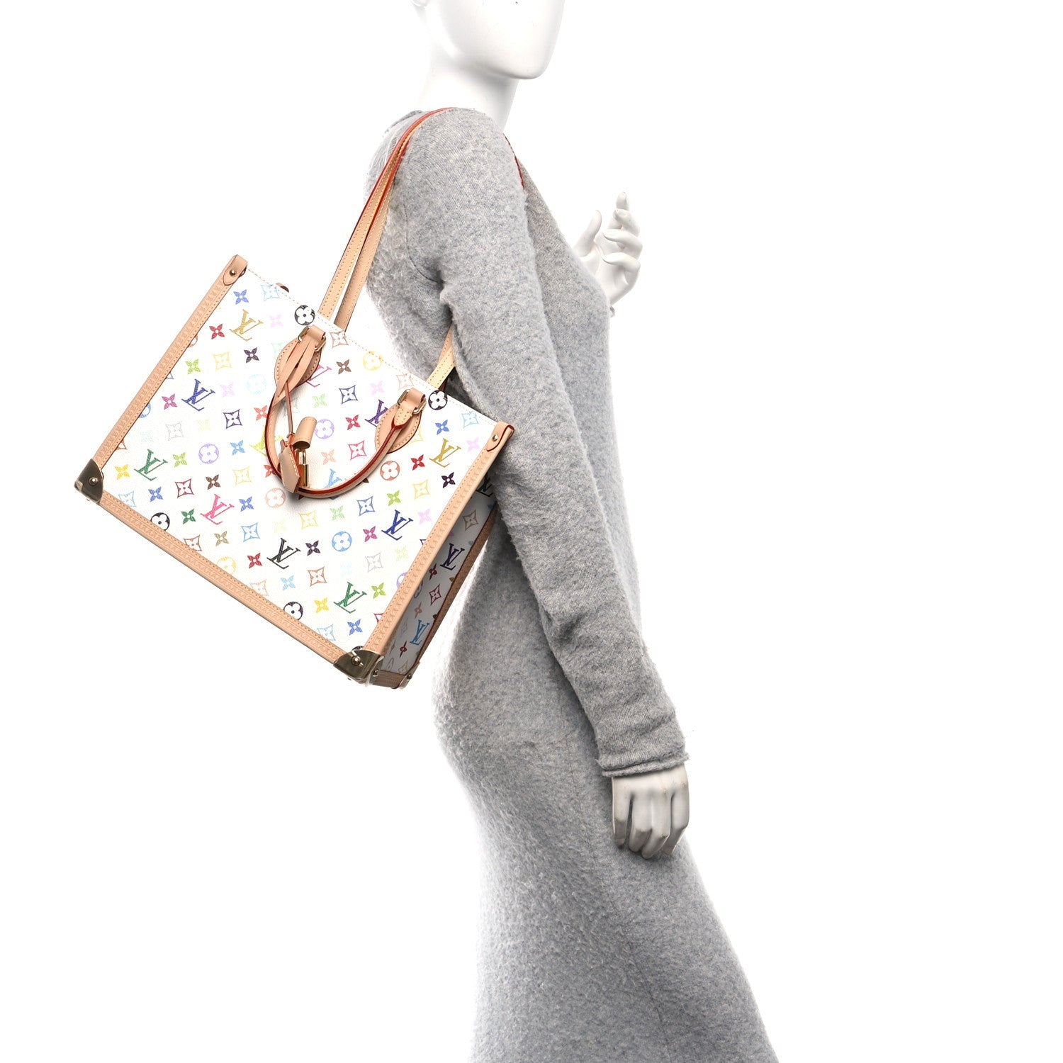 Louis Vuitton LV X TM Monogram Multicolor Onthego MM White