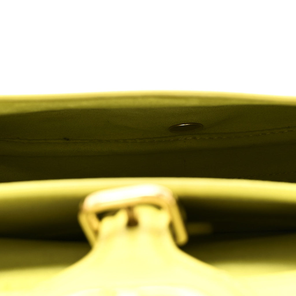Christian Dior Box Calfskin Medium Bobby Flap Lime
