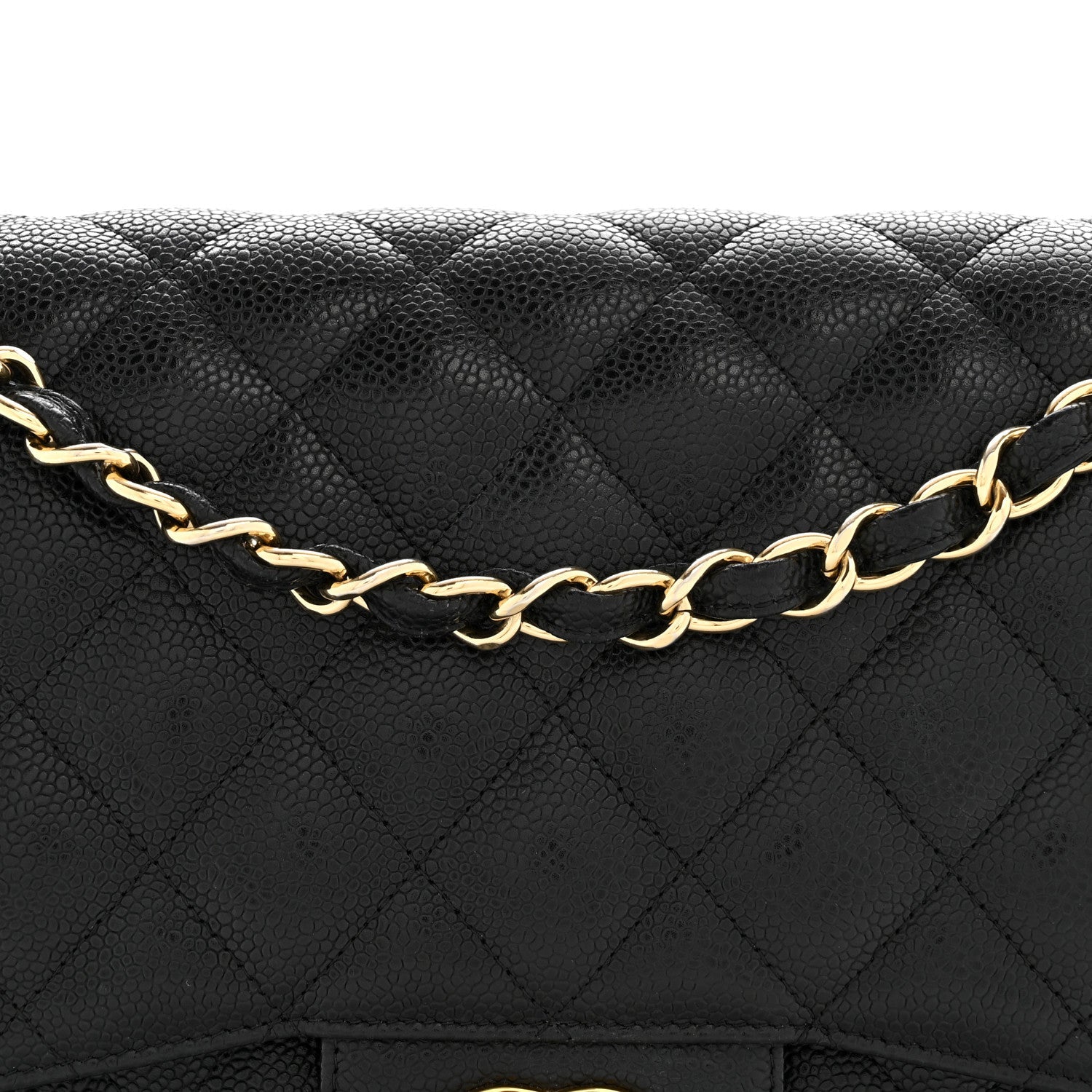 Chanel Caviar Quilted Jumbo Double Flap Black