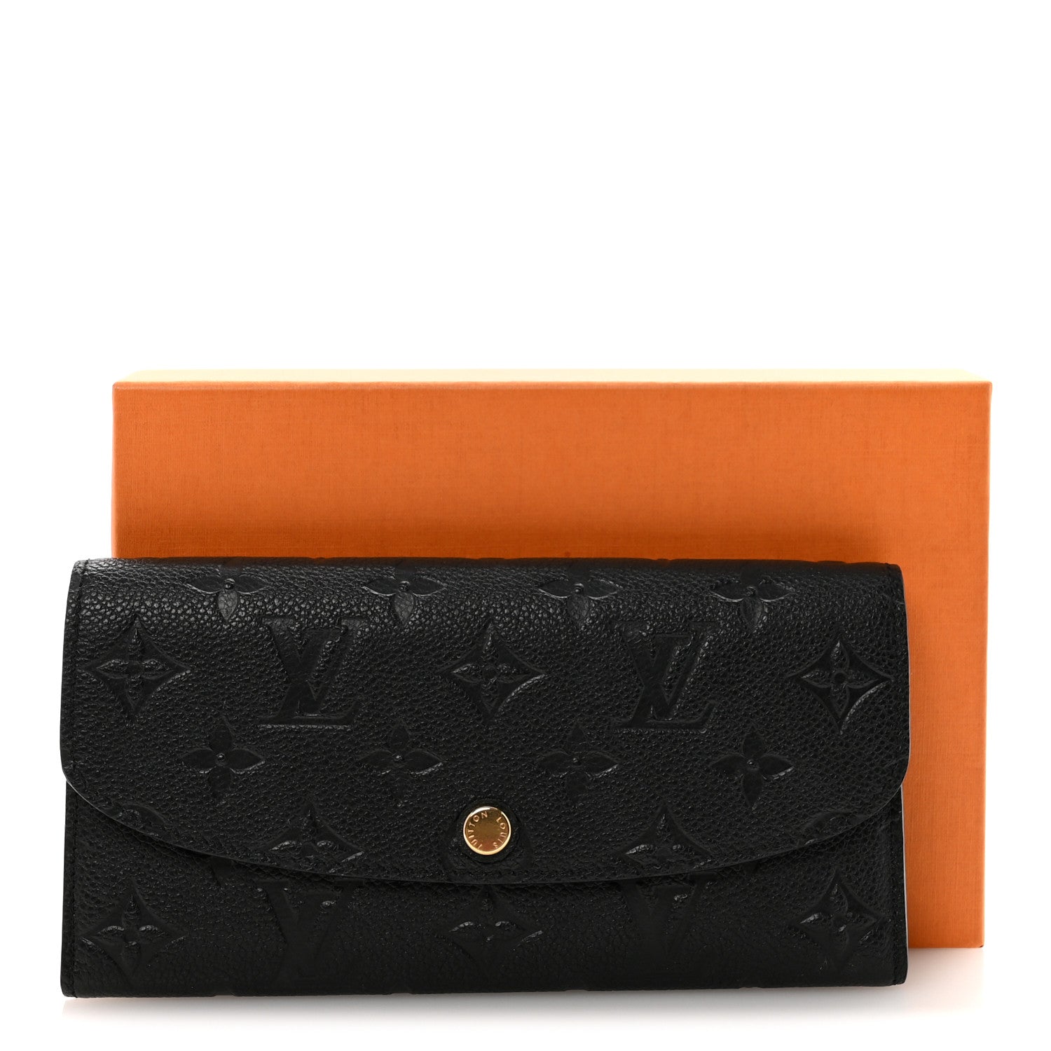 Louis Vuitton Empreinte Emilie Wallet Black Dune