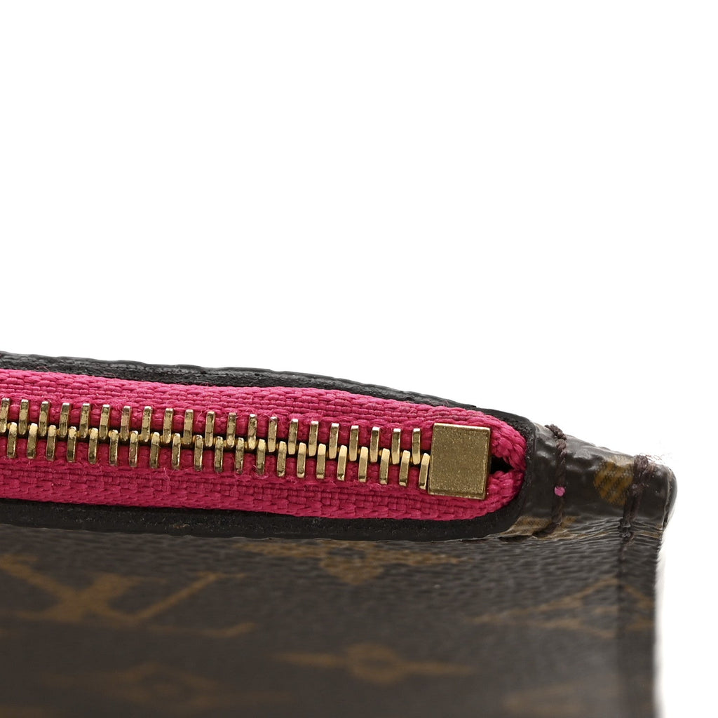 Louis Vuitton Monogram Neverfull MM GM Pochette Pivoine