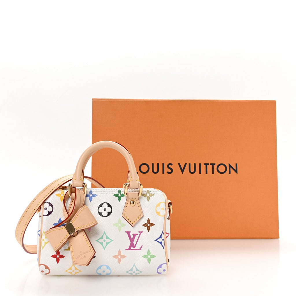 Louis Vuitton LV X TM Monogram Multicolor Nano Speedy White