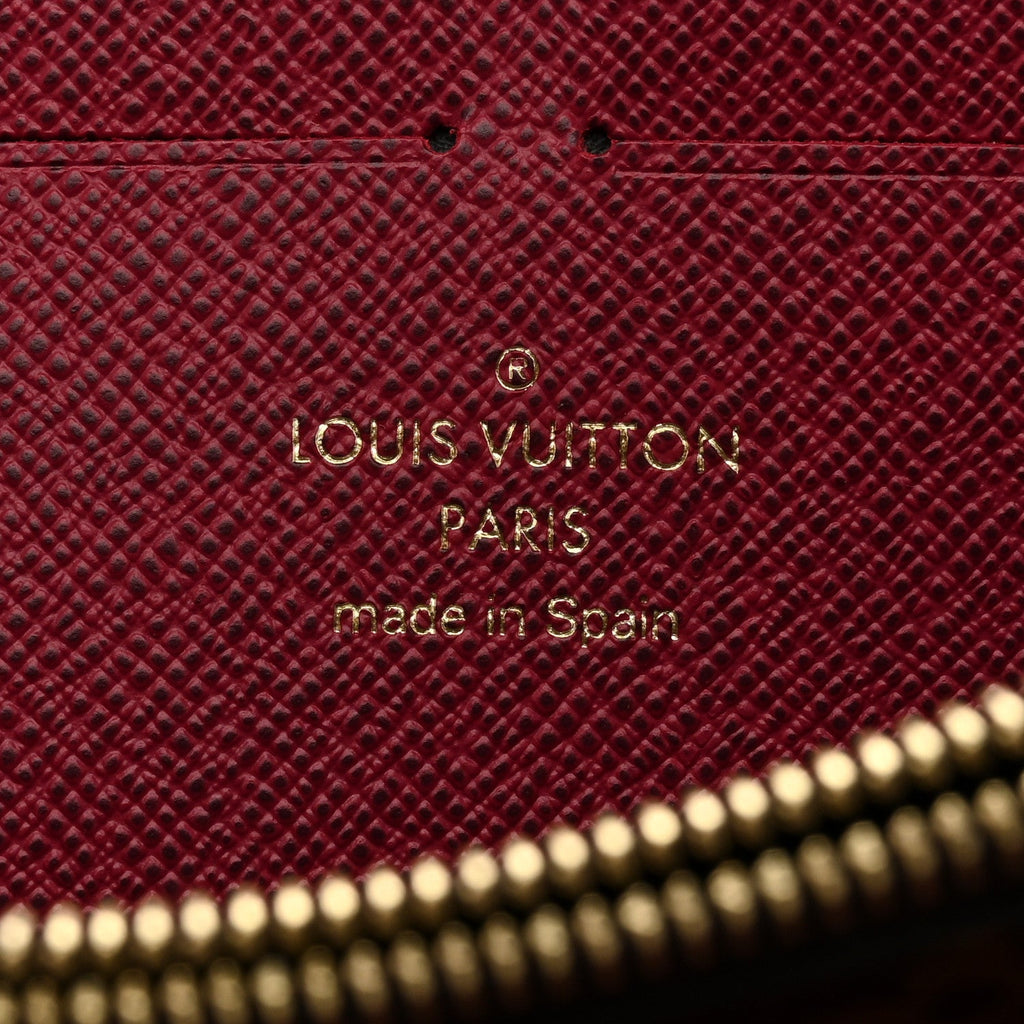 Louis Vuitton Monogram Clemence Wallet Fuchsia