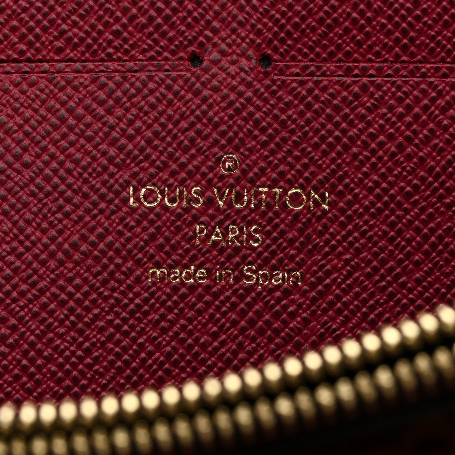 Louis Vuitton Monogram Clemence Wallet Fuchsia