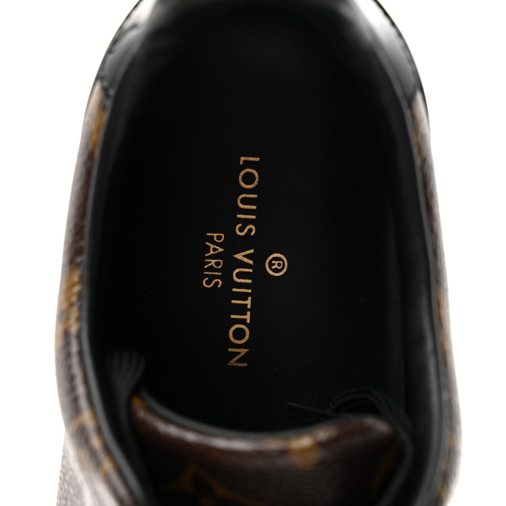 Louis Vuitton Patent Monogram Frontrow Sneakers 35.5
