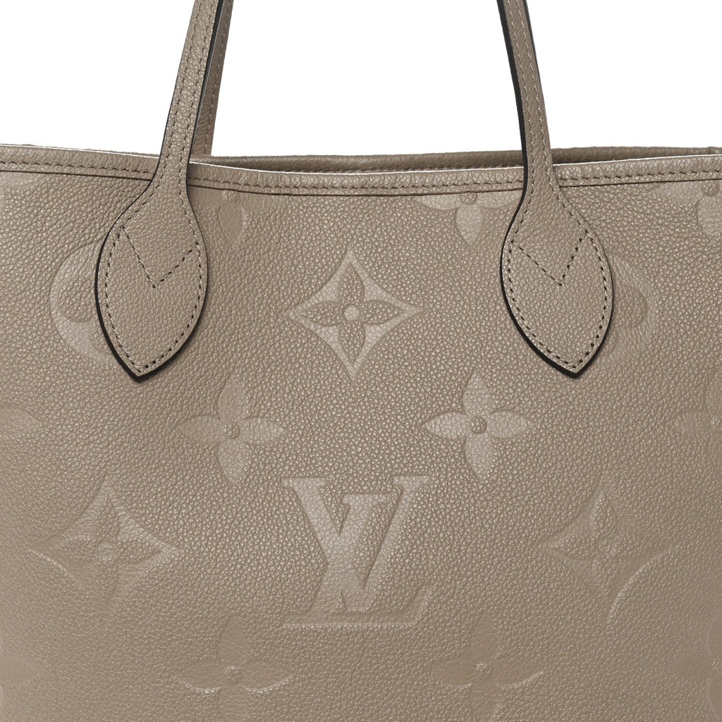 Louis Vuitton Empreinte Monogram Giant Neverfull MM  Tourterelle