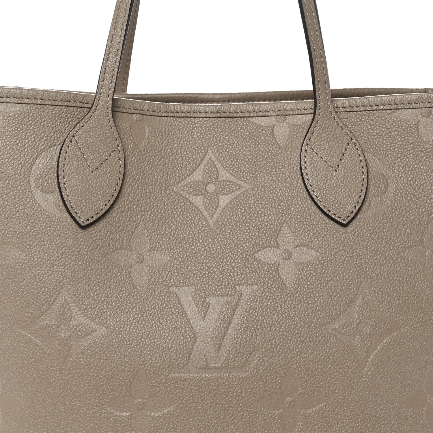Louis Vuitton Empreinte Monogram Giant Neverfull MM  Tourterelle
