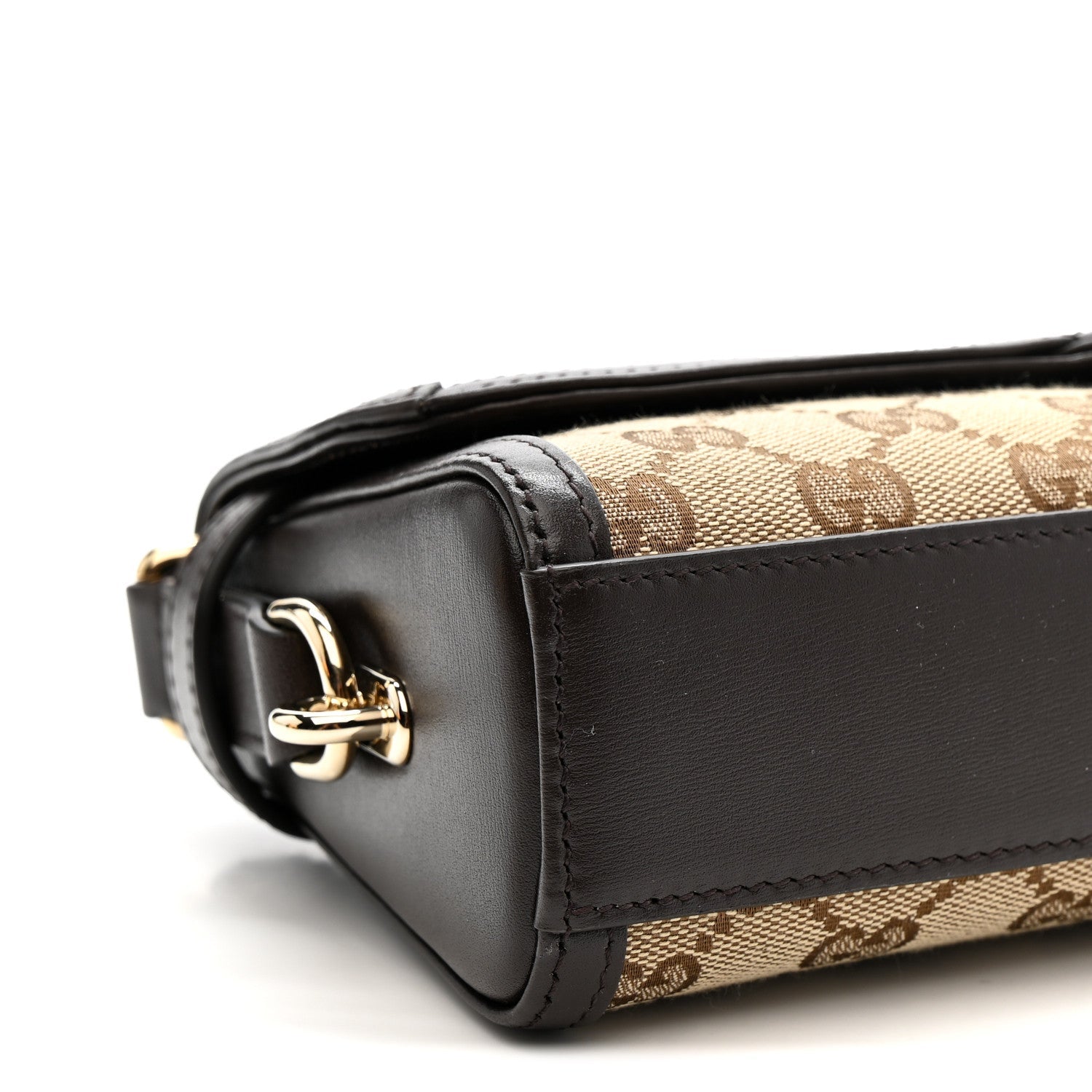 Gucci GG Monogram Small Luce Shoulder Bag Beige Ebony