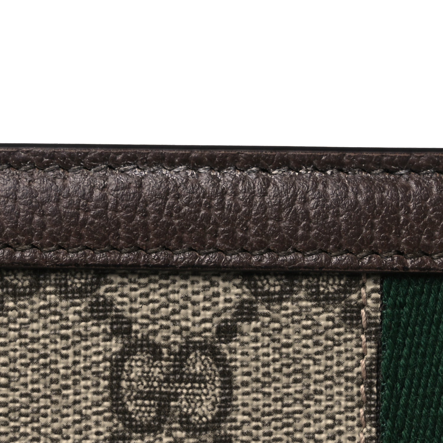 Gucci GG Supreme Monogram Web Ophidia Pouch Brown