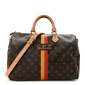 Louis Vuitton Monogram My LV Heritage Speedy Bandouliere 35 Jaune Rouge
