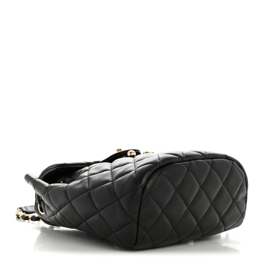 Chanel Caviar Quilted Mini Urban Spirit Backpack Black