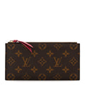 Louis Vuitton Monogram Felicie Chain Wallet Zippered Insert Fuchsia