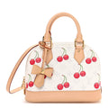 Louis Vuitton LV X TM Monogram Cerises Alma BB White