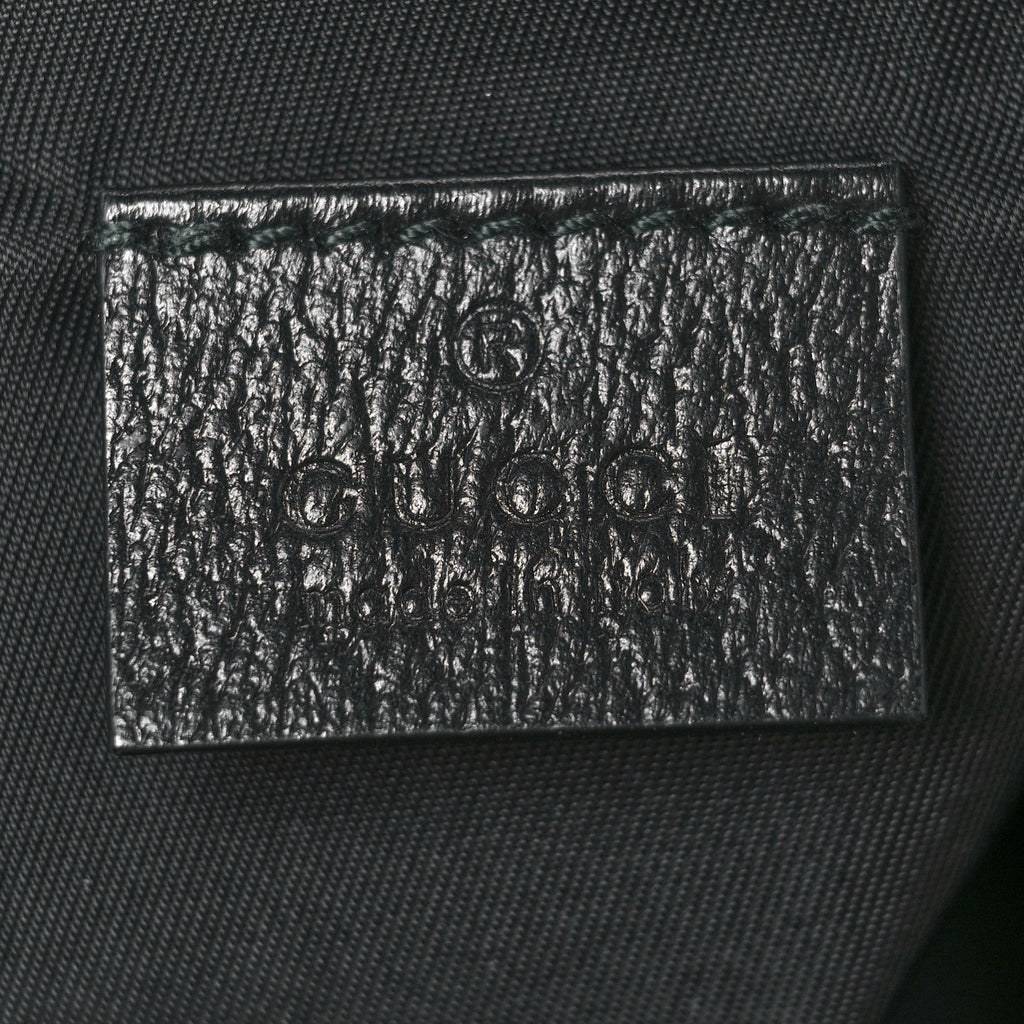 Gucci Nylon Retro Patch Convertible Belt Bag Black