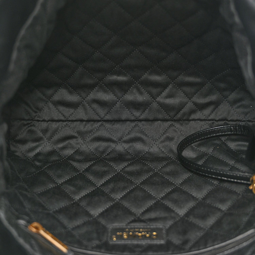 Chanel Shiny Calfskin Quilted Small Chanel 22 Black
