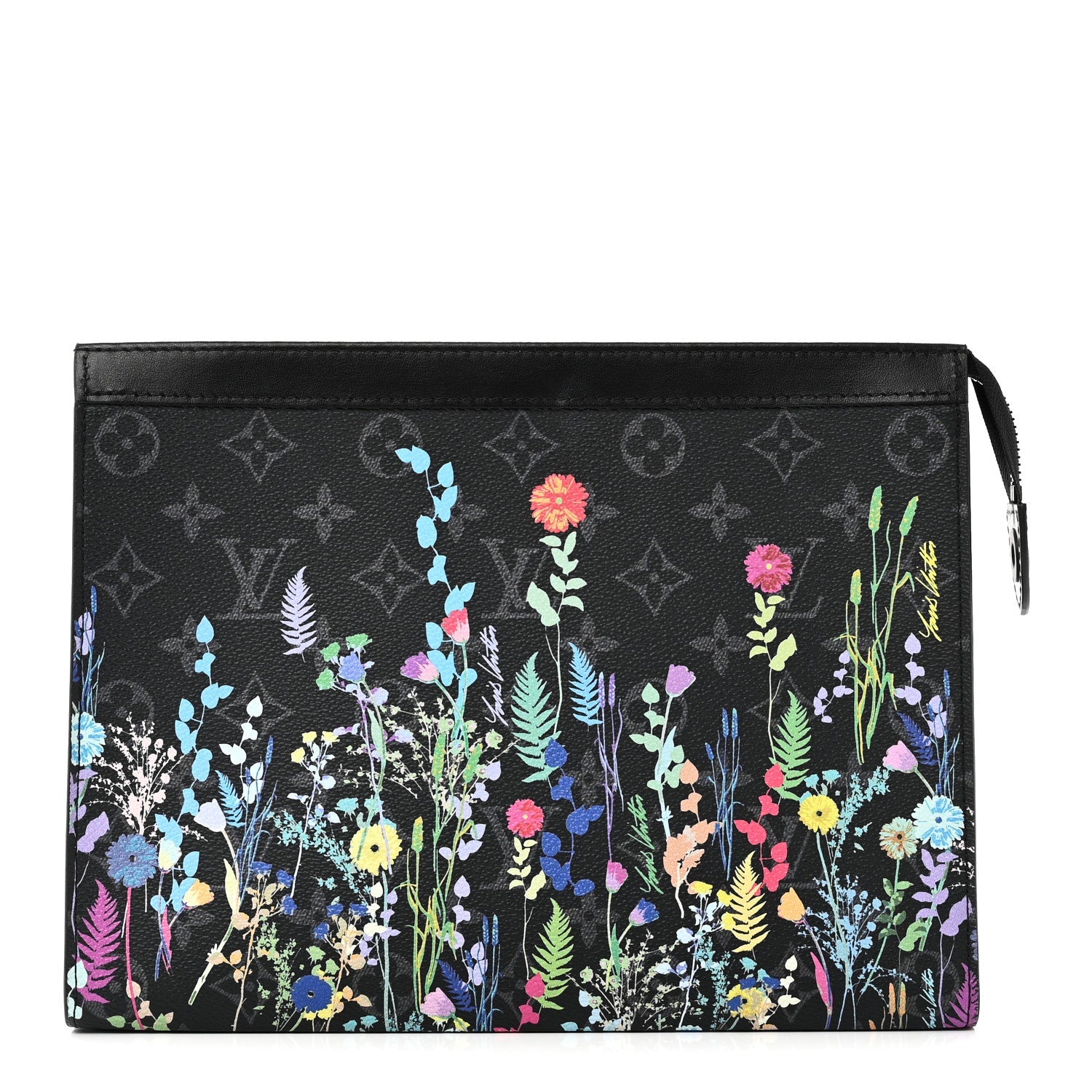 Louis Vuitton Monogram Eclipse Folia Pochette Voyage MM