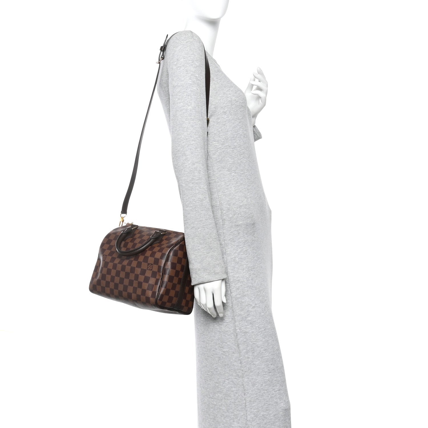 Louis Vuitton Damier Ebene Speedy Bandouliere 25