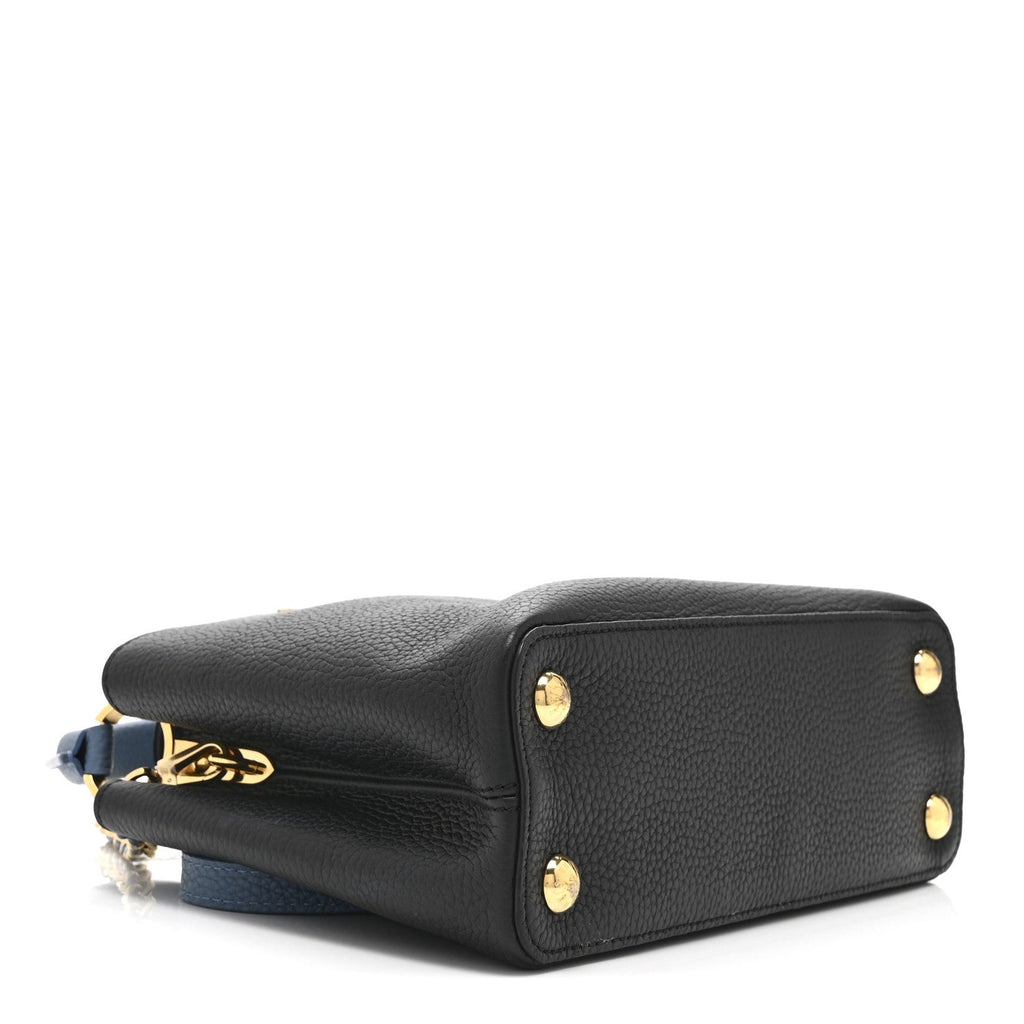 Louis Vuitton Taurillon Capucines BB Black General Blue