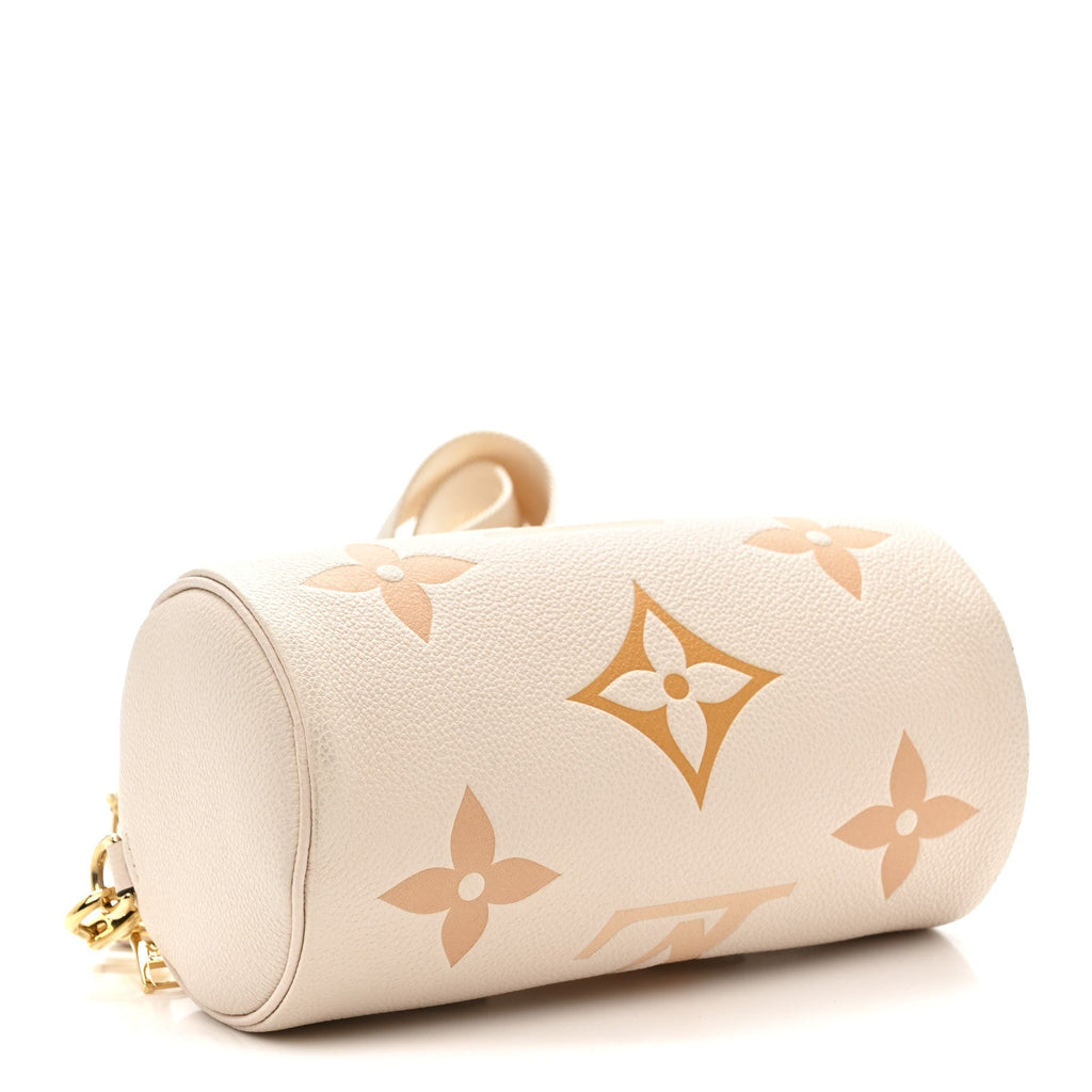Louis Vuitton Empreinte Monogram Giant By The Pool Papillon BB Cream Saffron