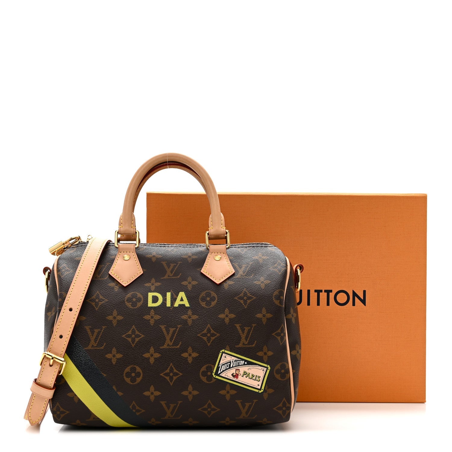 Louis Vuitton Monogram My World Tour Speedy Bandouliere 25