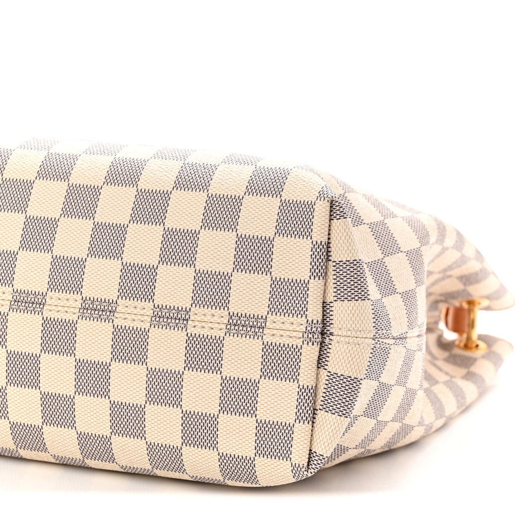 Louis Vuitton Damier Azur Graceful PM Rose Ballerine