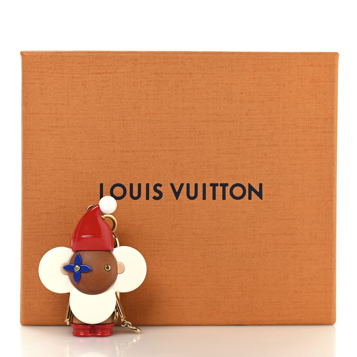 Louis Vuitton Resin Wood Vivienne Christmas Bag Charm
