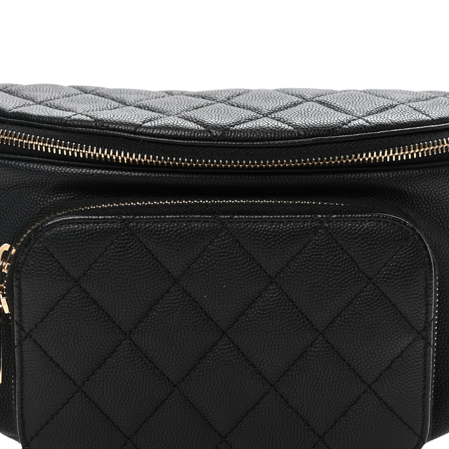 Chanel Caviar Quilted Business Affinity Waist Belt Bag Black