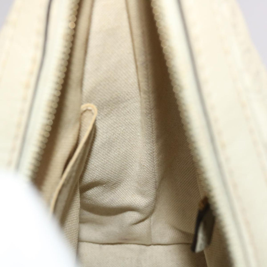 GUCCI  Shima Shoulder Bag Leather White 002404  49070