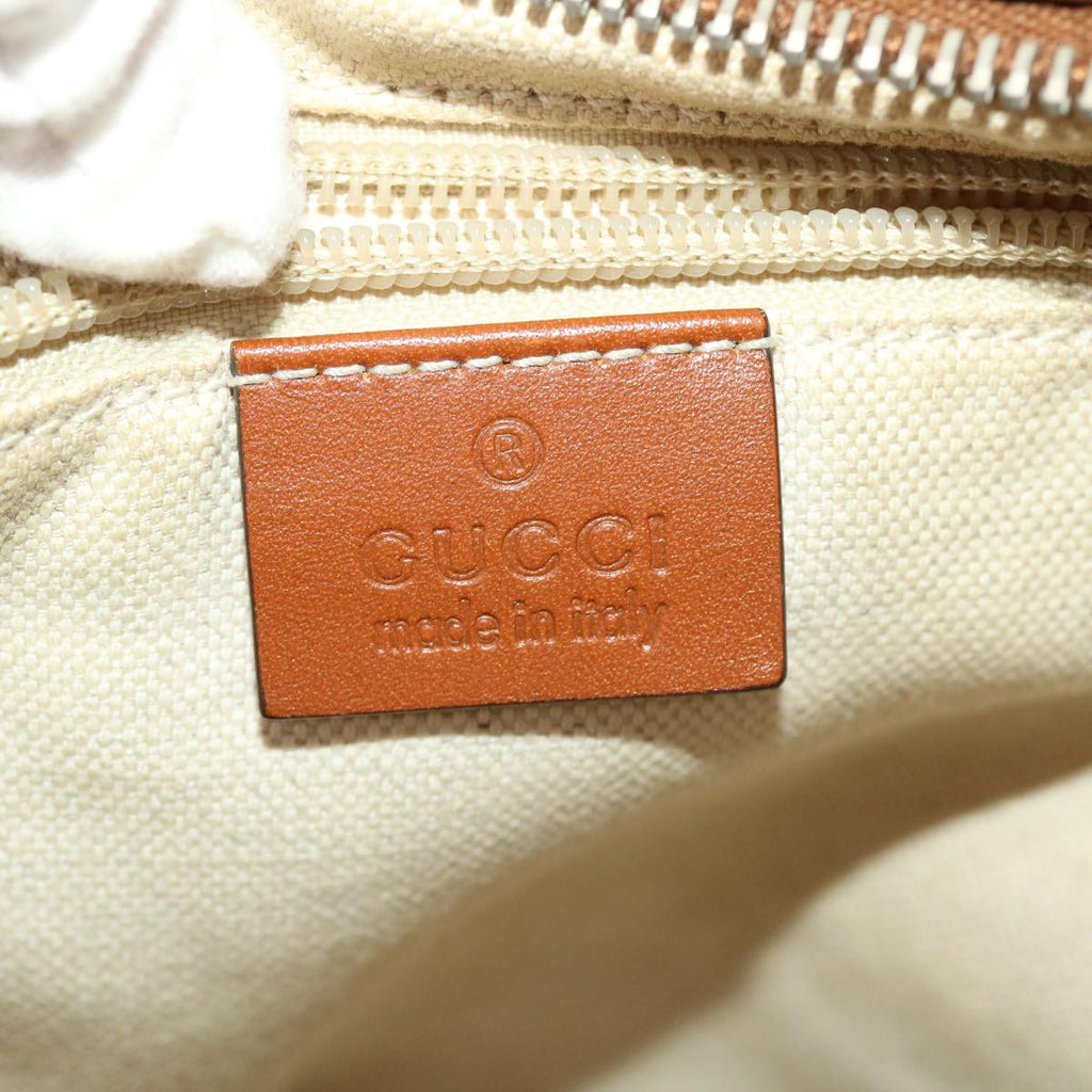 GUCCI GG Canvas Shoulder Bag Nylon Pink Brown  49073