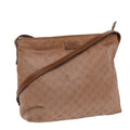 GUCCI GG Canvas Shoulder Bag Nylon Pink Brown  49073