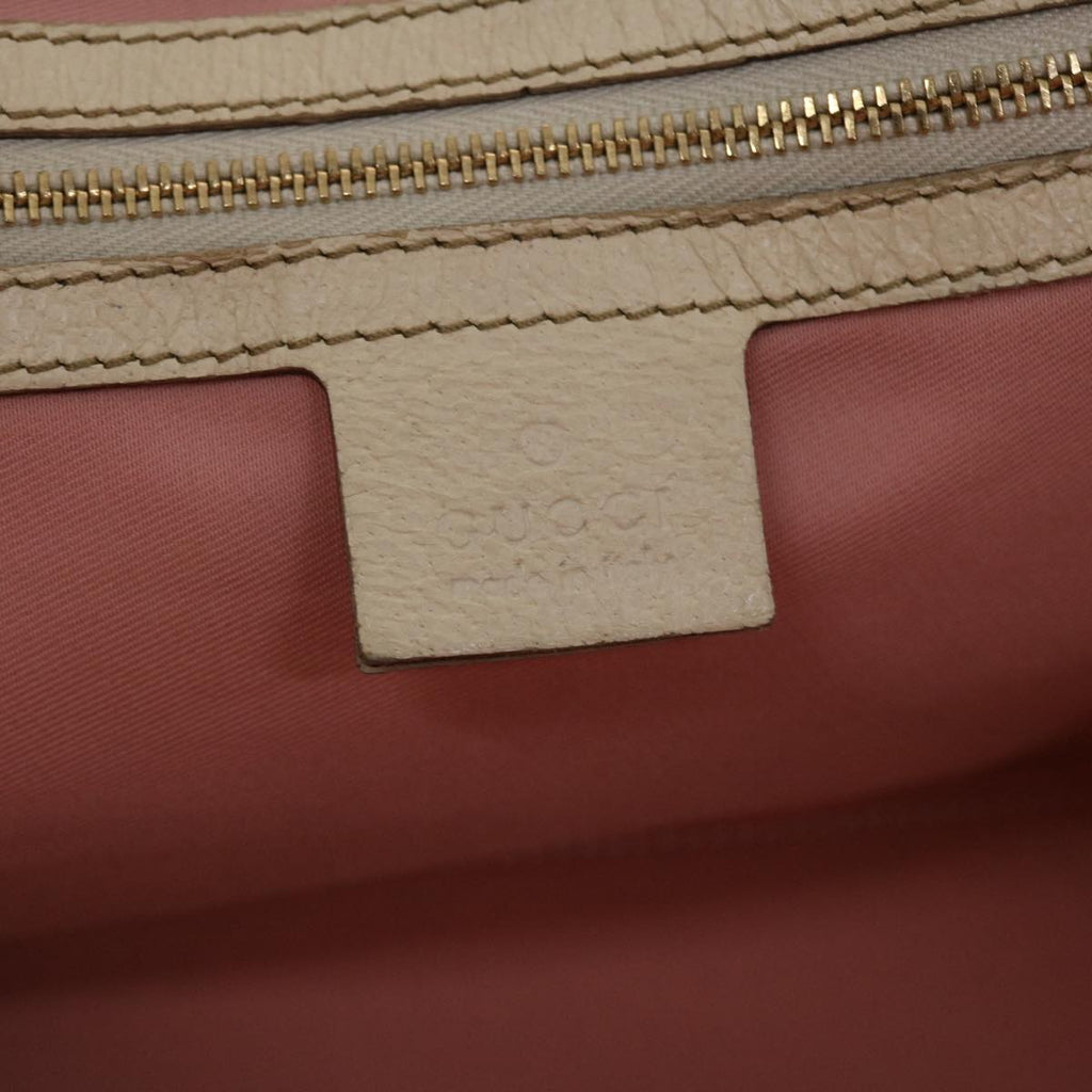 GUCCI GG Canvas Sherry Line Hand Bag Pink White Green  49075