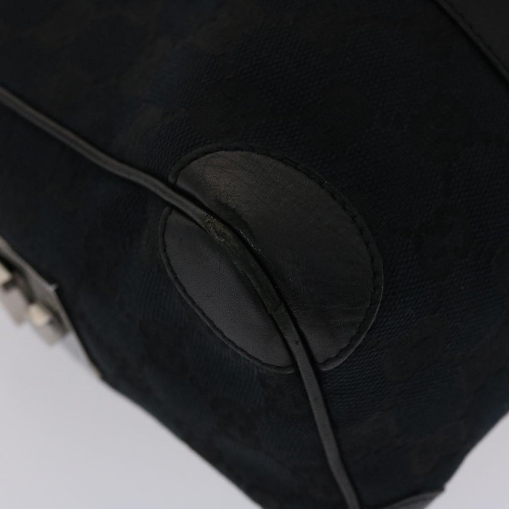 GUCCI GG Canvas Hand Bag Black  49079