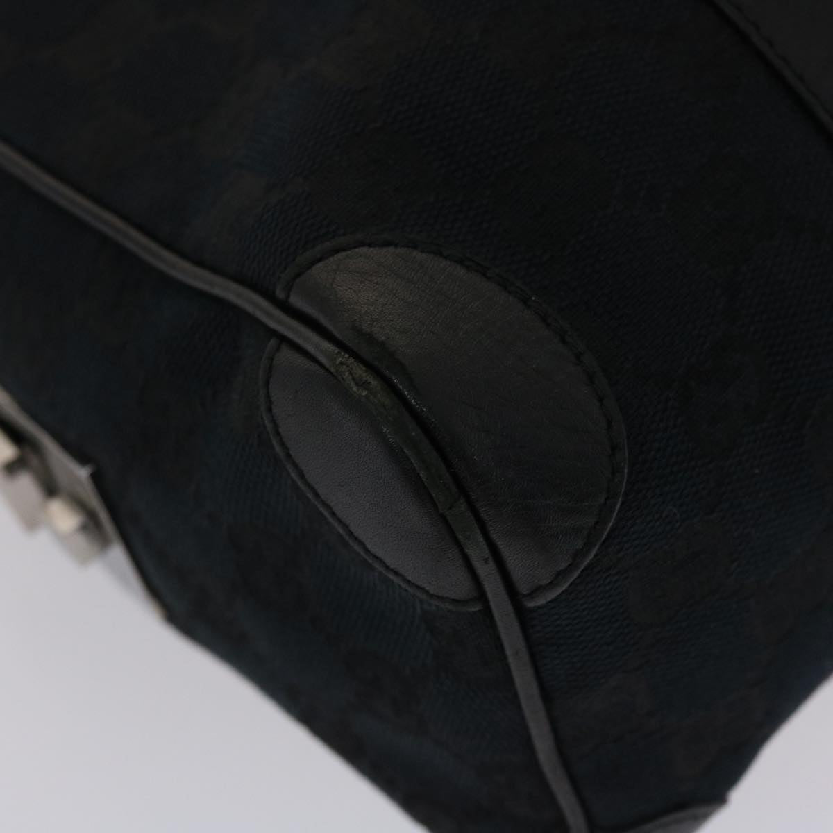 GUCCI GG Canvas Hand Bag Black  49079