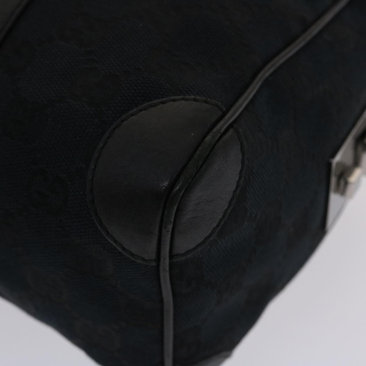 GUCCI GG Canvas Hand Bag Black  49079