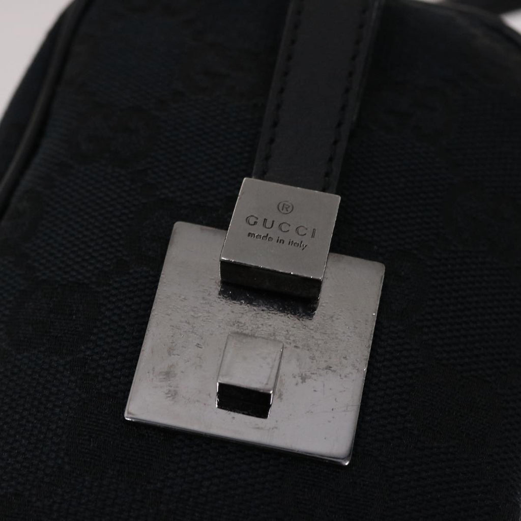 GUCCI GG Canvas Hand Bag Black  49079