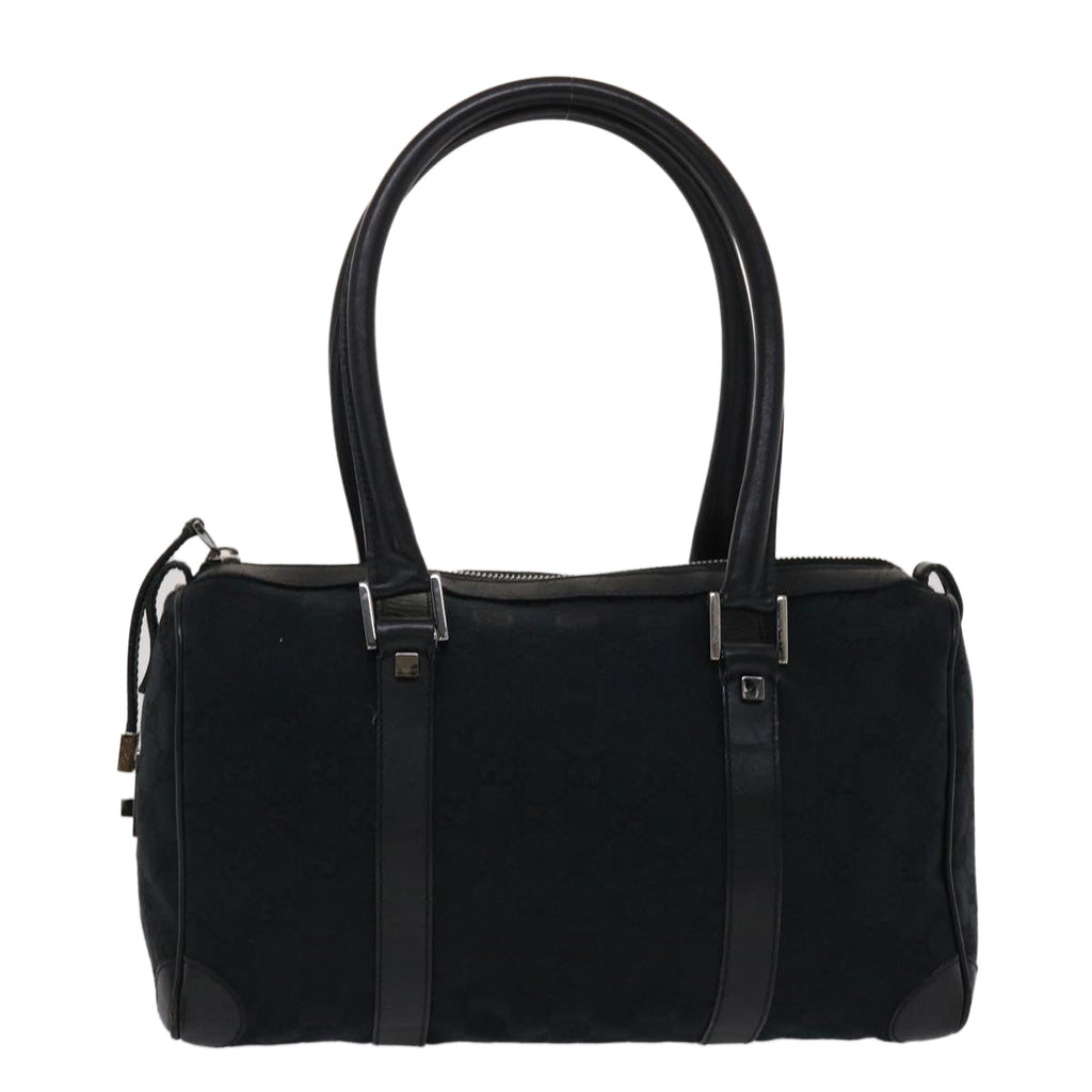 GUCCI GG Canvas Hand Bag Black  49079