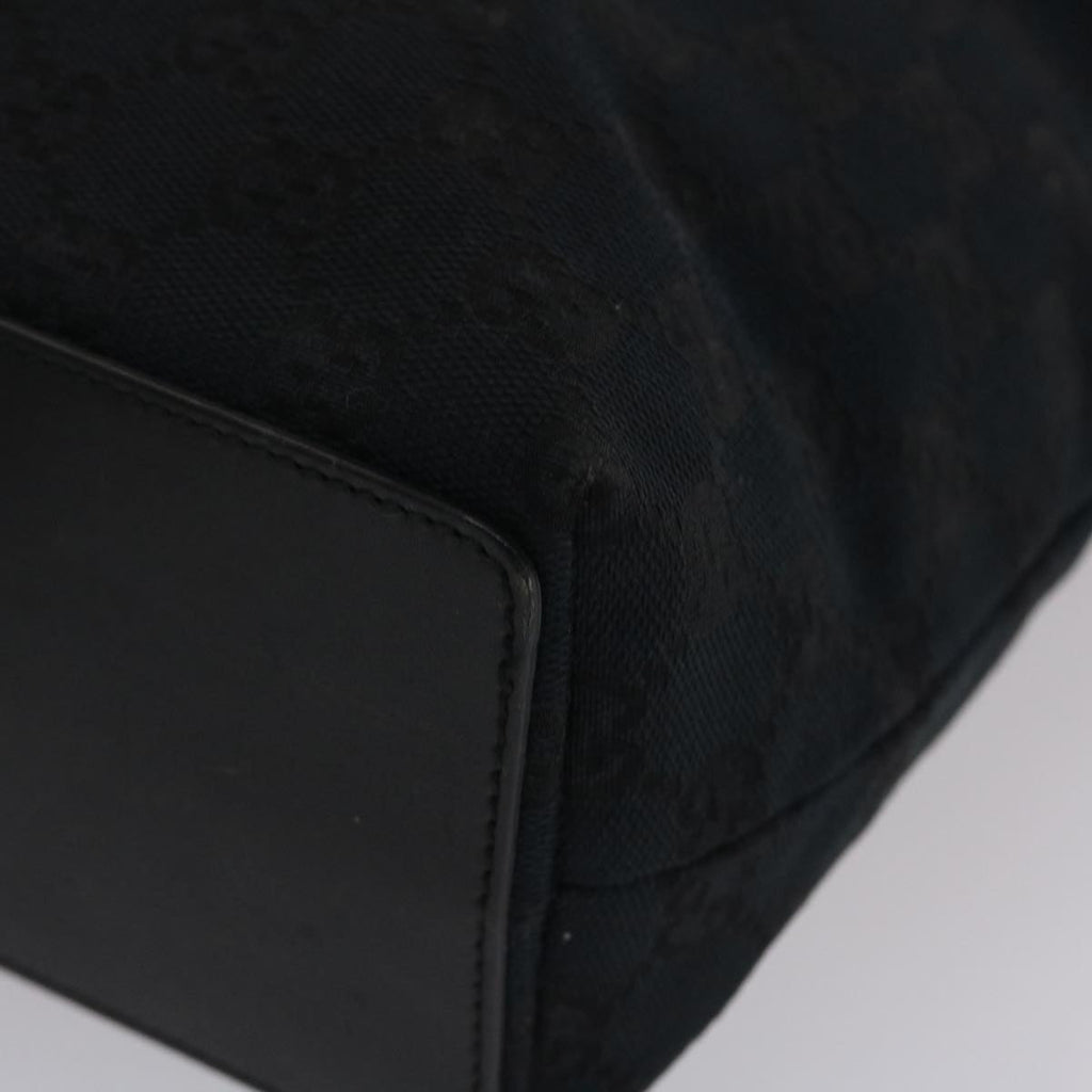 GUCCI GG Canvas Hand Bag Black  49083