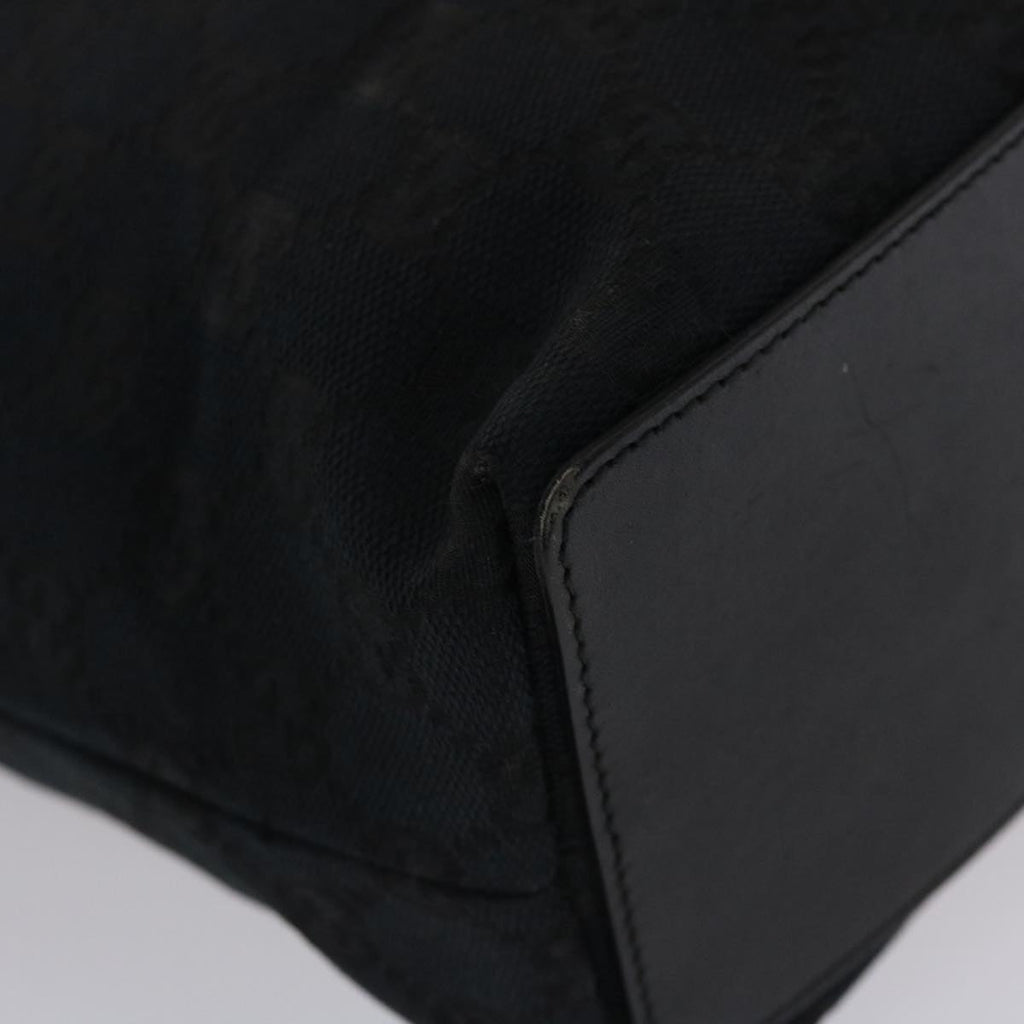 GUCCI GG Canvas Hand Bag Black  49083