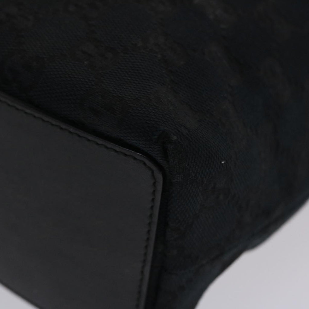 GUCCI GG Canvas Hand Bag Black  49083