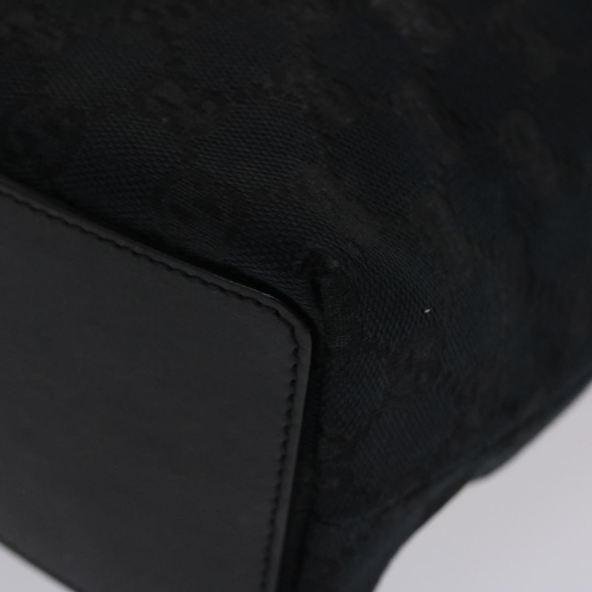 GUCCI GG Canvas Hand Bag Black  49083