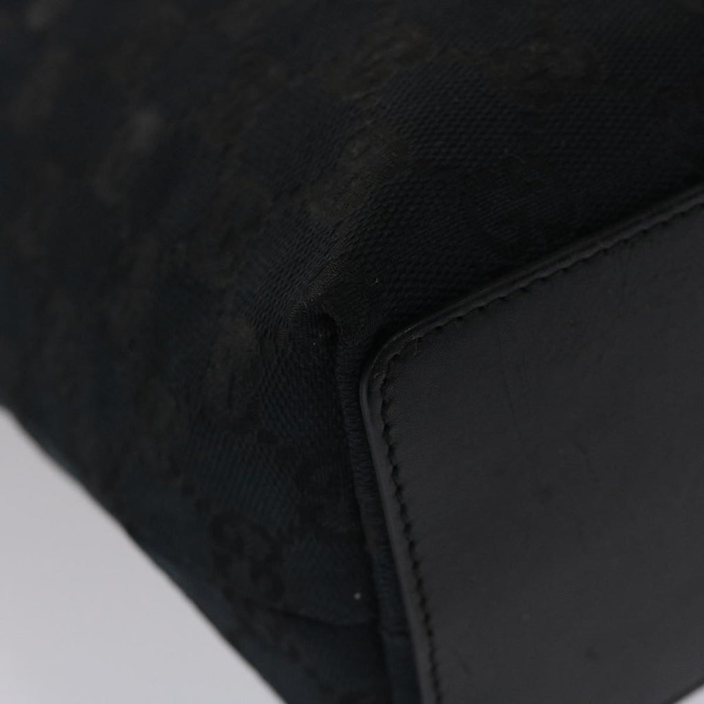 GUCCI GG Canvas Hand Bag Black  49083