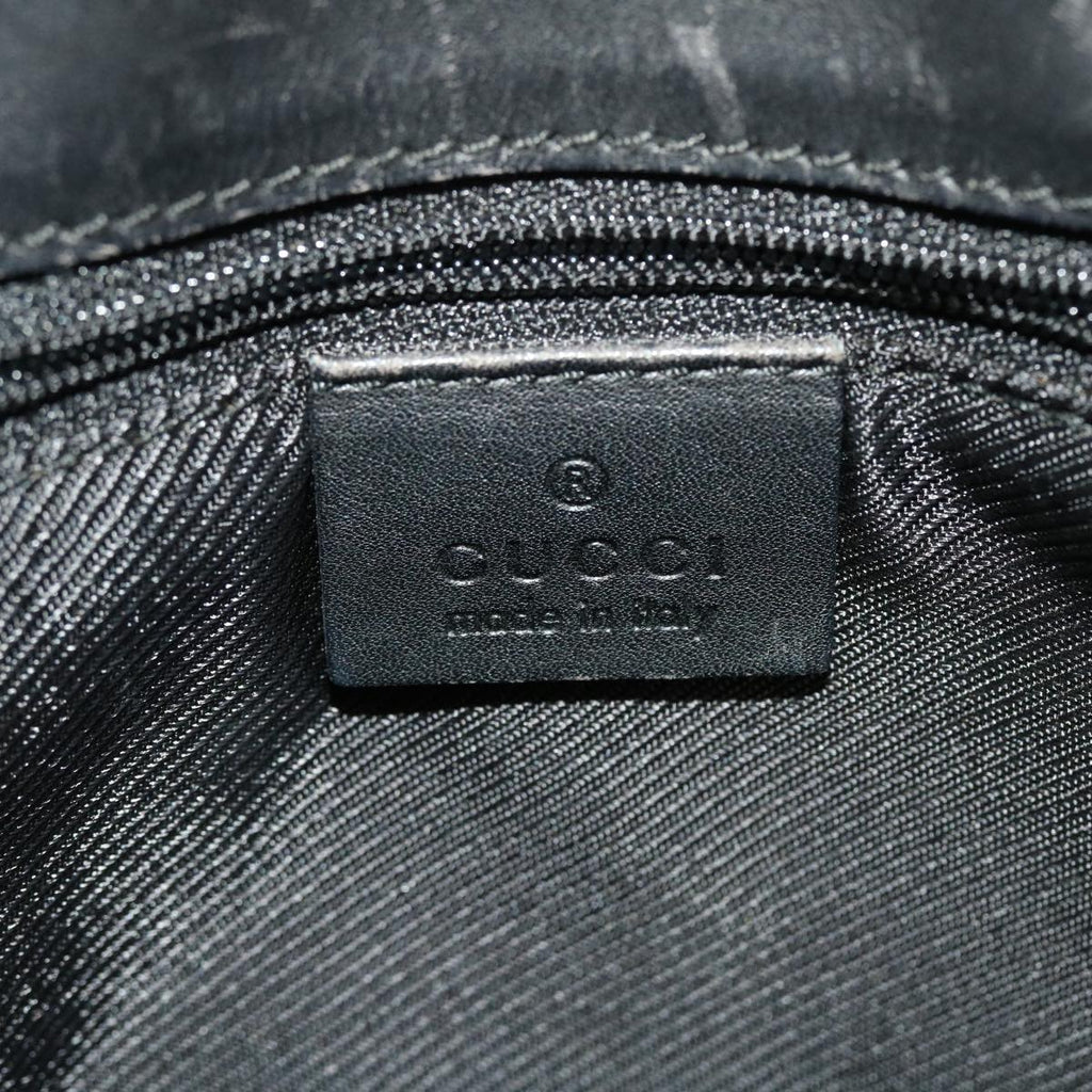 GUCCI GG Canvas Hand Bag Black  49083