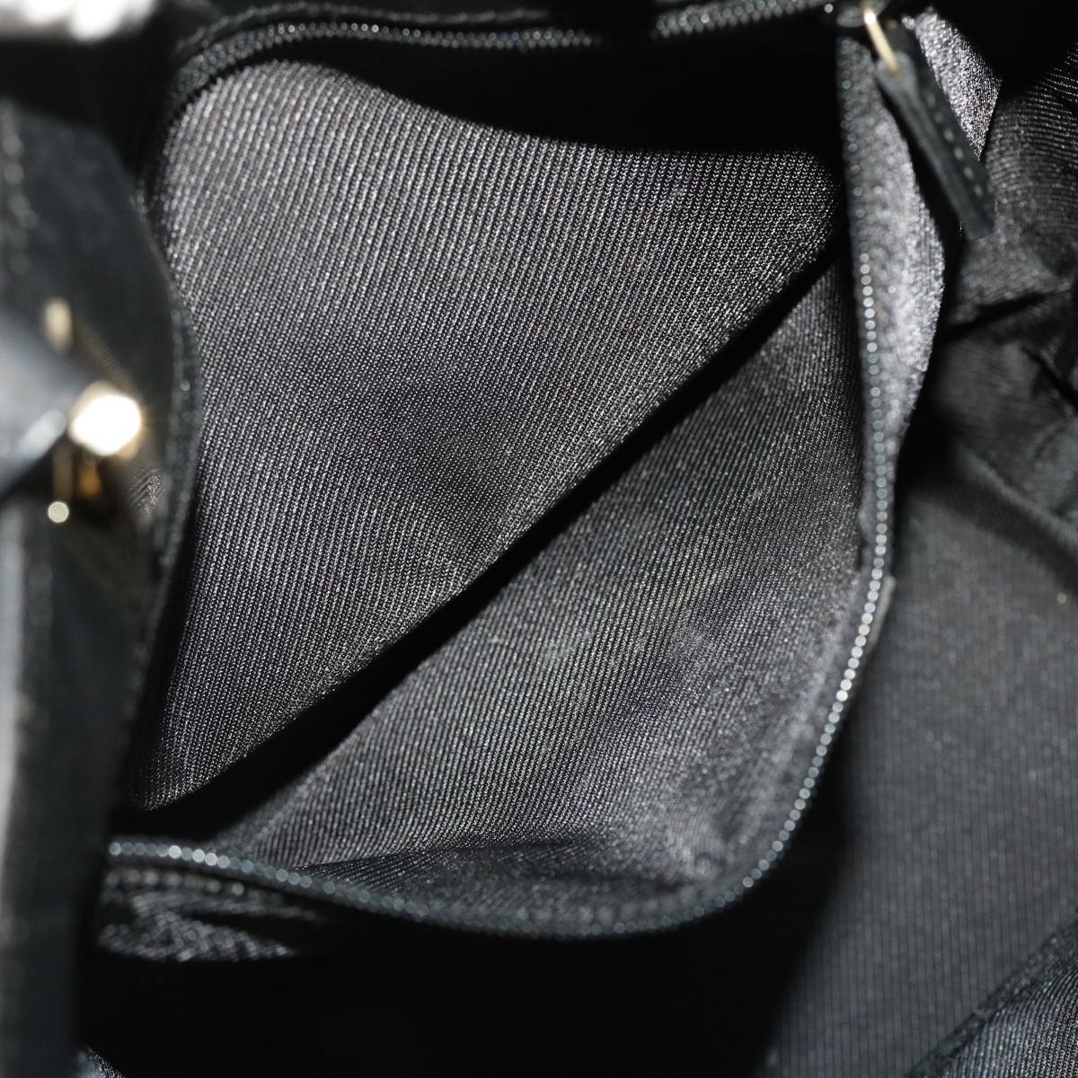 GUCCI GG Canvas Hand Bag Black  49083